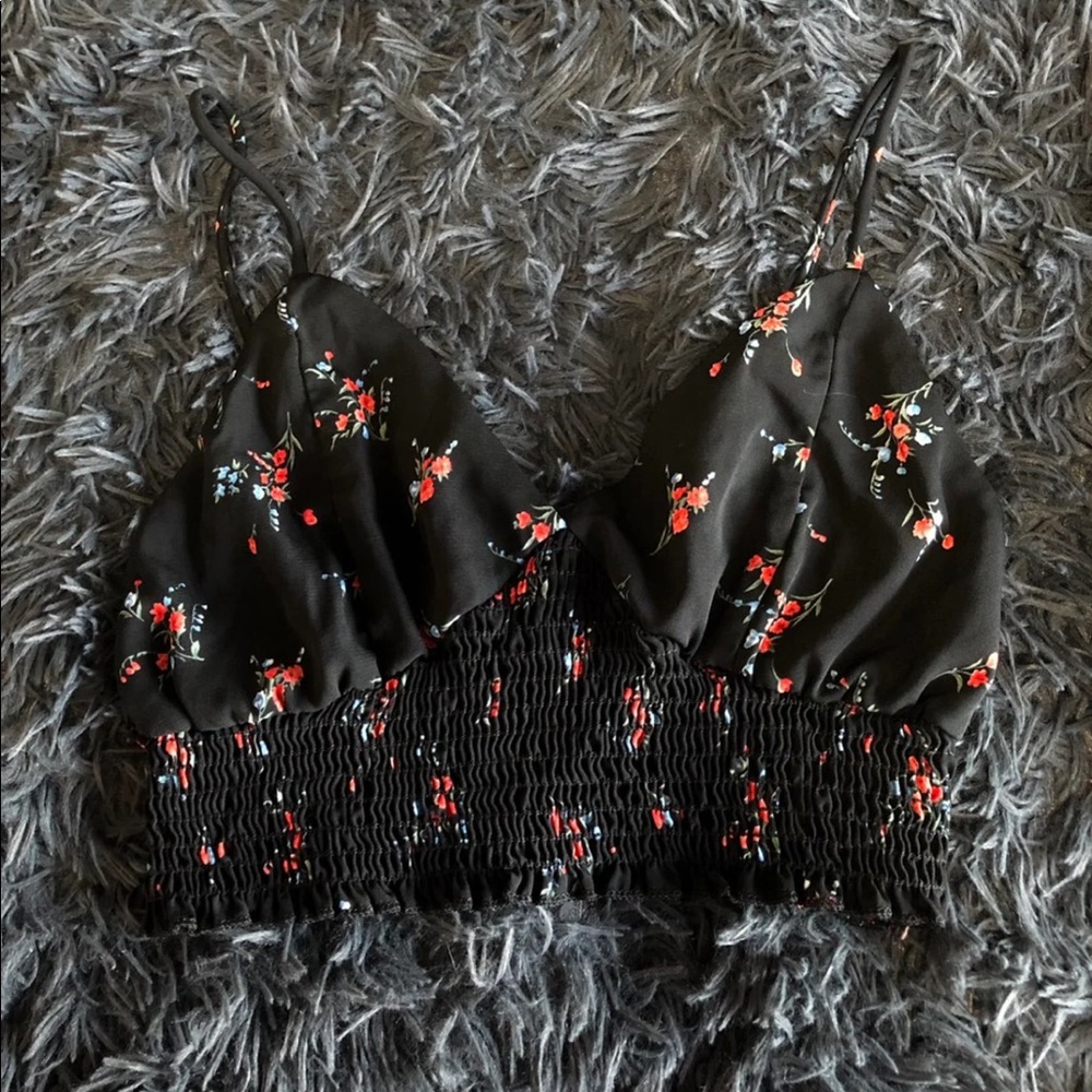 Floral crop top